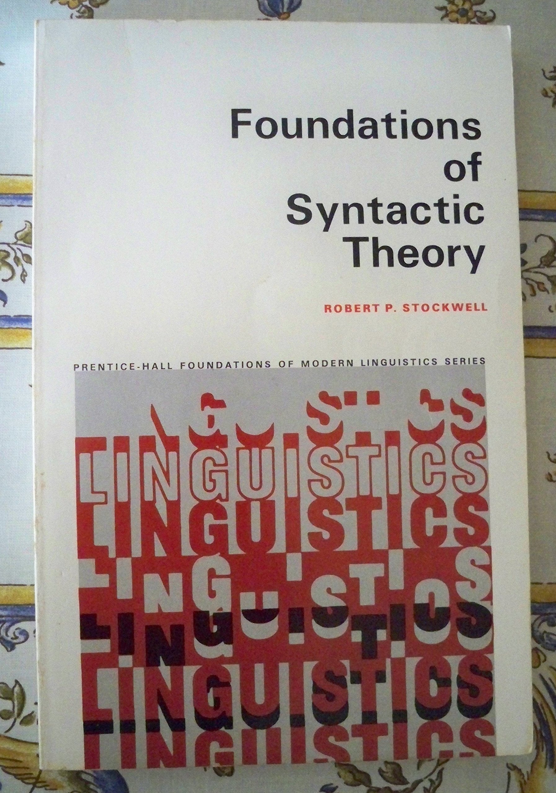 Foundations of Syntactic Theory (PrenticeHall International Series in Civil Engineering and),Used