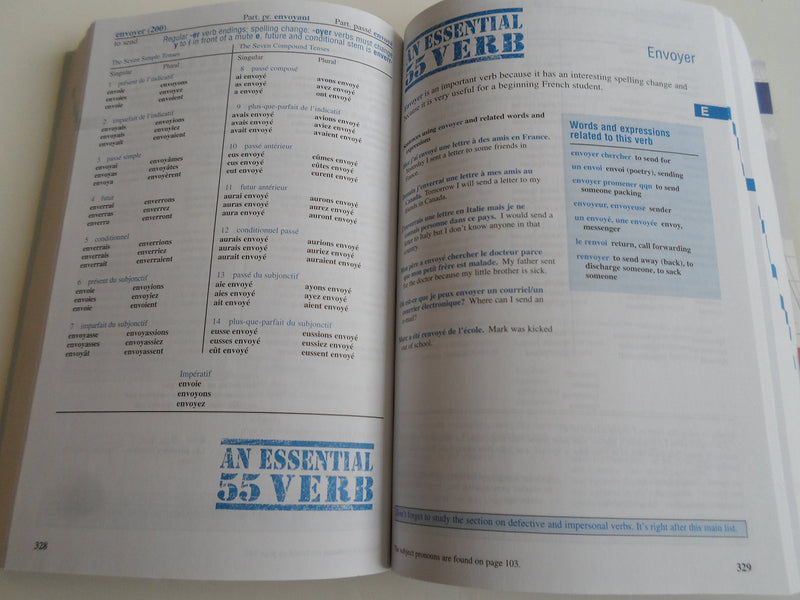 501 French Verbs (Barron's Foreign Language Guides) (French and English Edition),Used