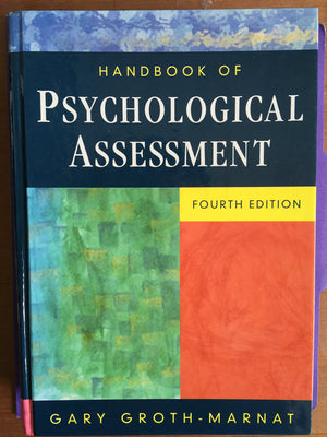 Handbook Of Psychological Assessment,New