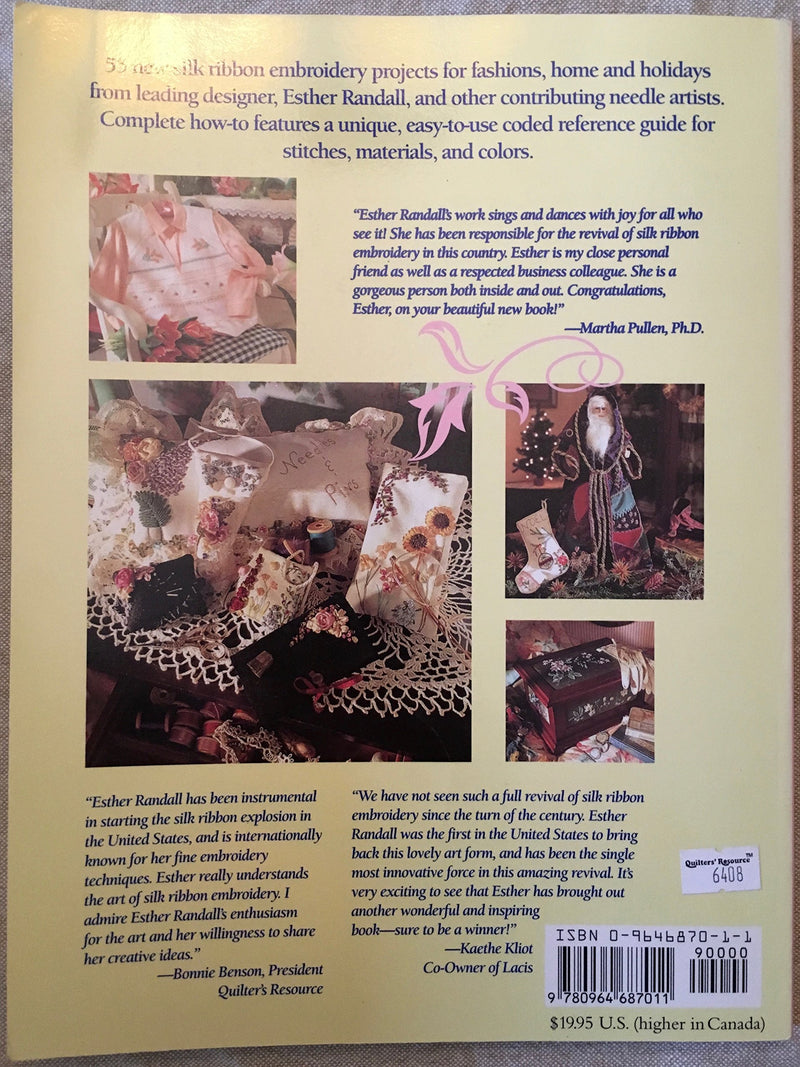 Esther Randall's Embellishing with Silk Ribbon Embroidery,Used