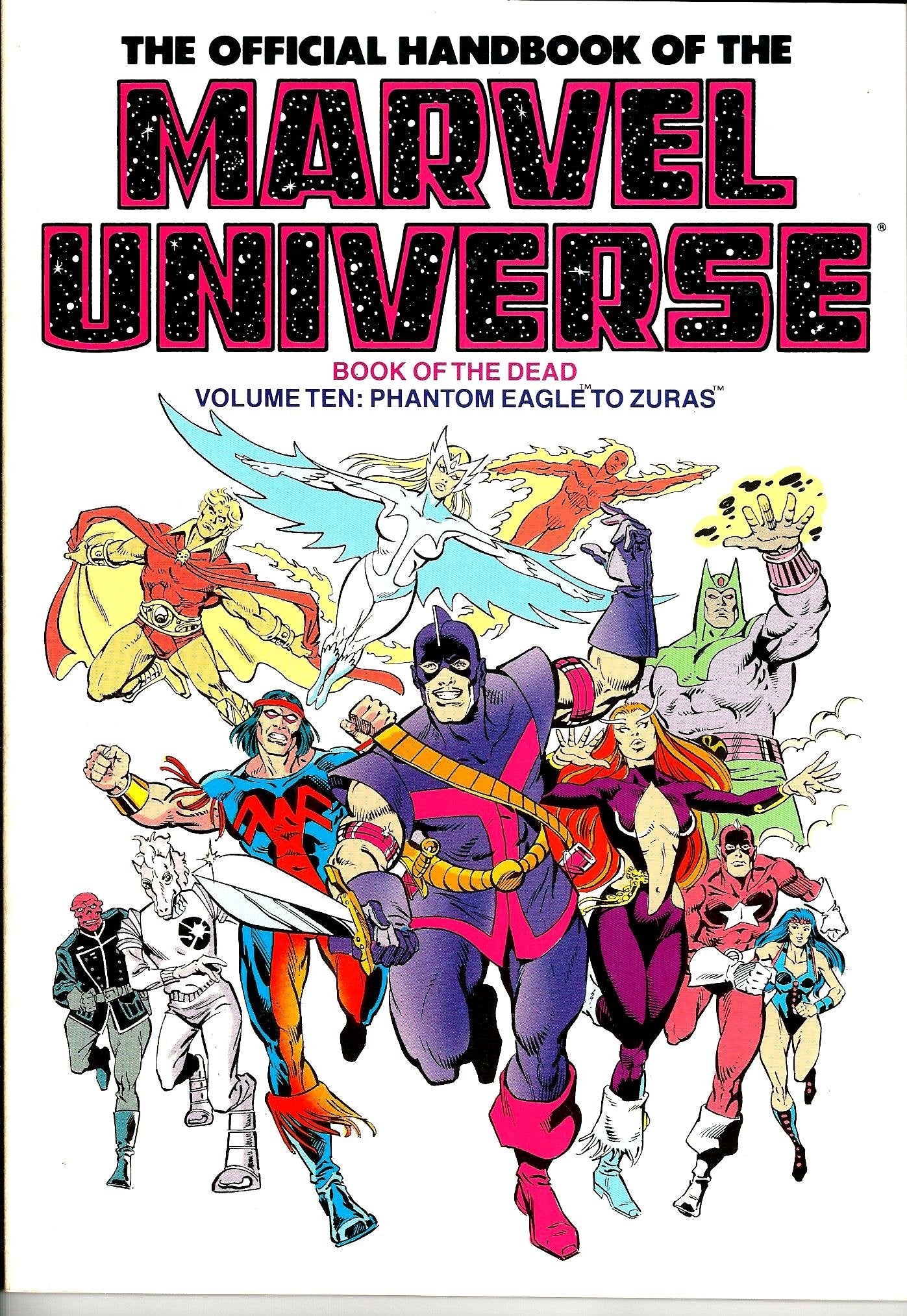 The Official Handbook of the Marvel Universe: Book of the Dead, Vol. 10  Phantom Eagle to Zuras,Used
