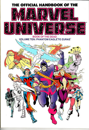 The Official Handbook of the Marvel Universe: Book of the Dead, Vol. 10  Phantom Eagle to Zuras,Used