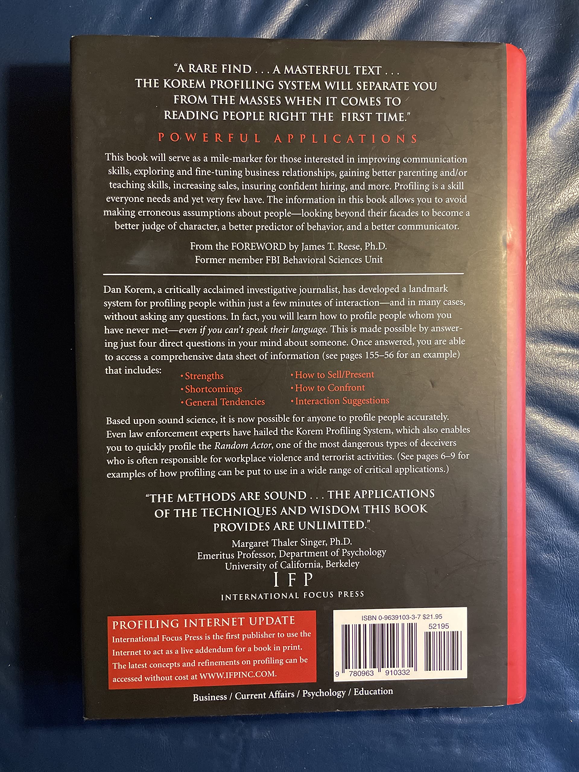 The Art of Profiling: Reading People Right the First Time,New