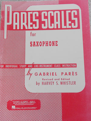 Pares Scales: Saxophone,New