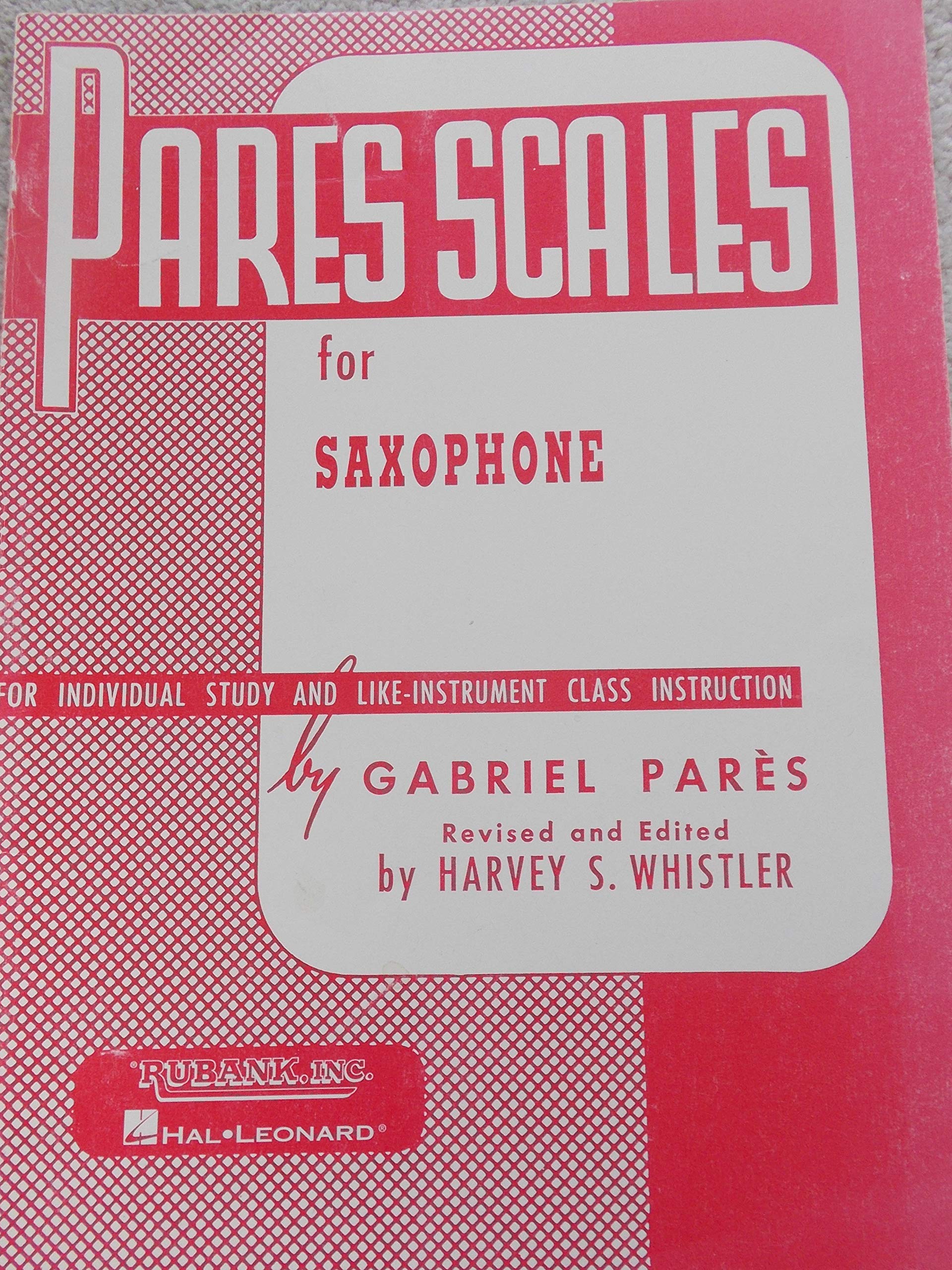 Pares Scales: Saxophone,Used