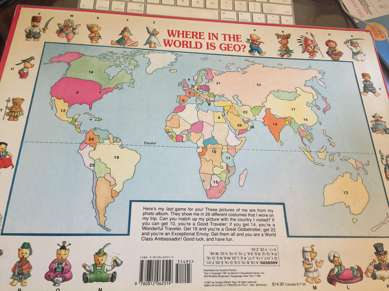 Where in the World Is Geo?: A Child's First Atlas,Used