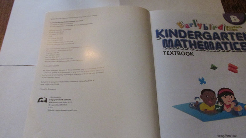 Earlybird Kindergarten Mathematics Textbook B (Standards Edition),Used