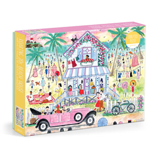 Galison Roaring 20S Beach House  1000 Piece Michael Storrings Jigsaw Puzzle Featuring Beautiful Artwork Of 1920S Inspired Beach