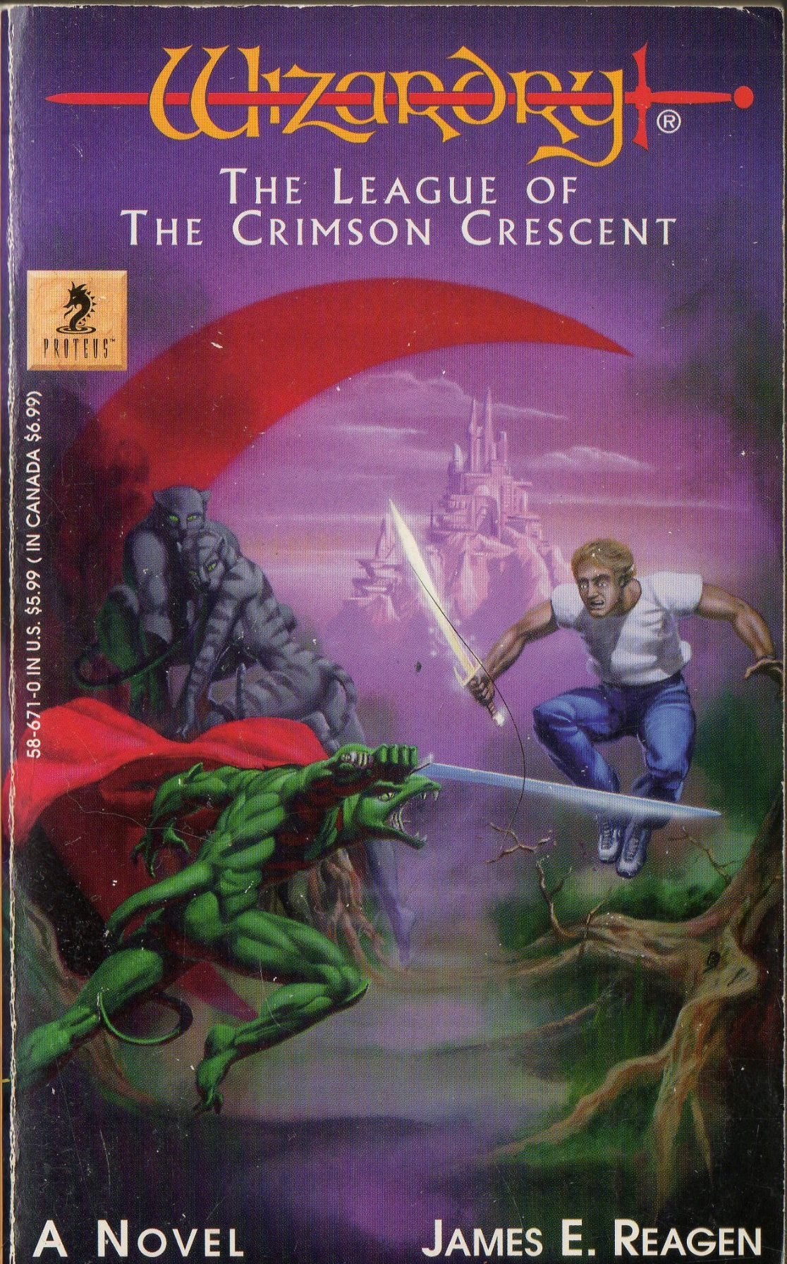 Wizardry: The League of the Crimson CrescentA Novel,Used
