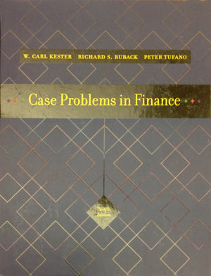 Case Problems in Finance,Used
