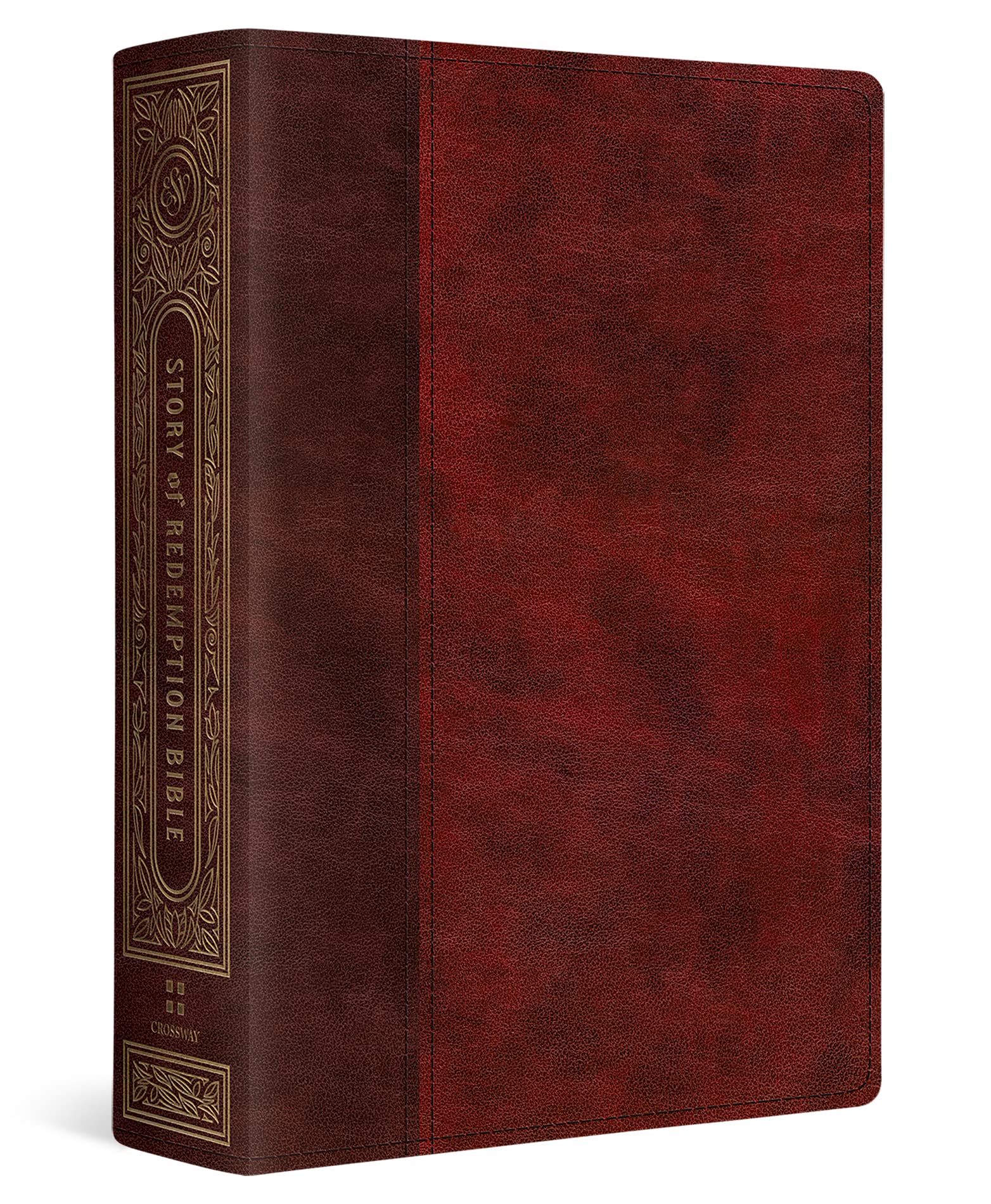 ESV Story of Redemption Bible: A Journey through the Unfolding Promises of God (TruTone, Burgundy/Red, Timeless Design),Used