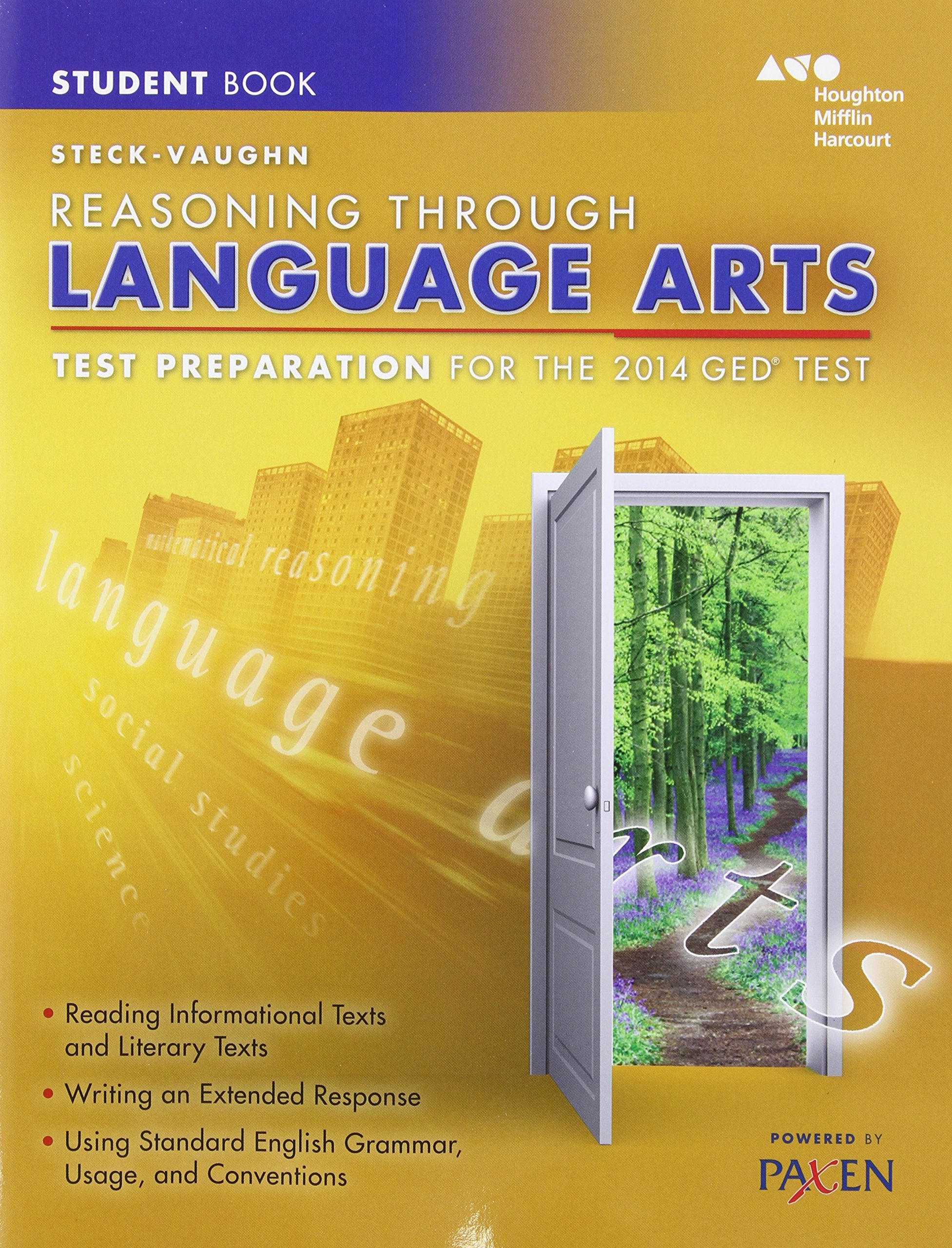 Steckvaughn Reasoning Through Language Arts: Test Preparation For The 2014 Ged Test,New