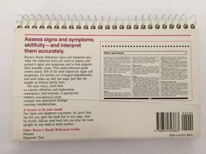 Signs and Symptoms (Nurse's Ready Reference),Used