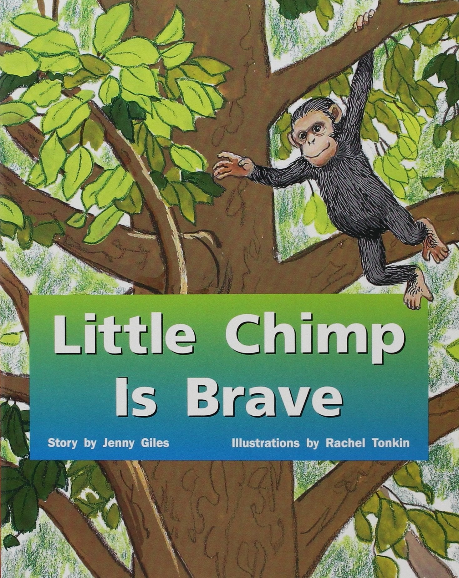 Rigby PM Stars: Individual Student Edition Red (Levels 35) Little Chimp Is Brave,Used