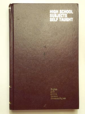 High School Subjects Selftaught  Vol. 2-used