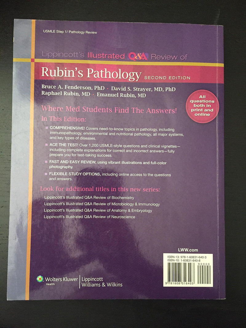 Lippincott s Illustrated Q&A Review of Rubin s Pathology, 2nd edition
