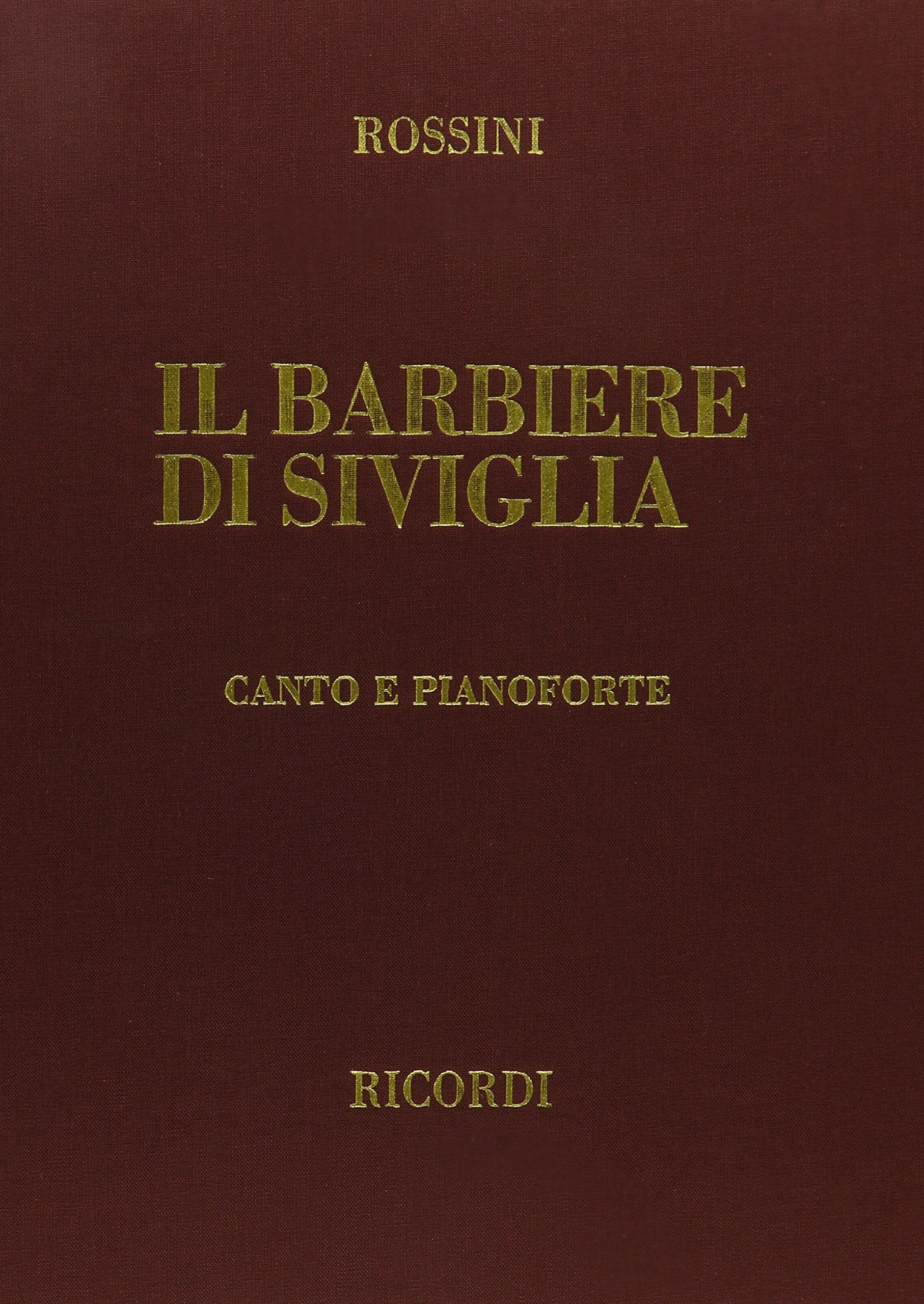 Il Barbiere di Siviglia: Vocal Score,New
