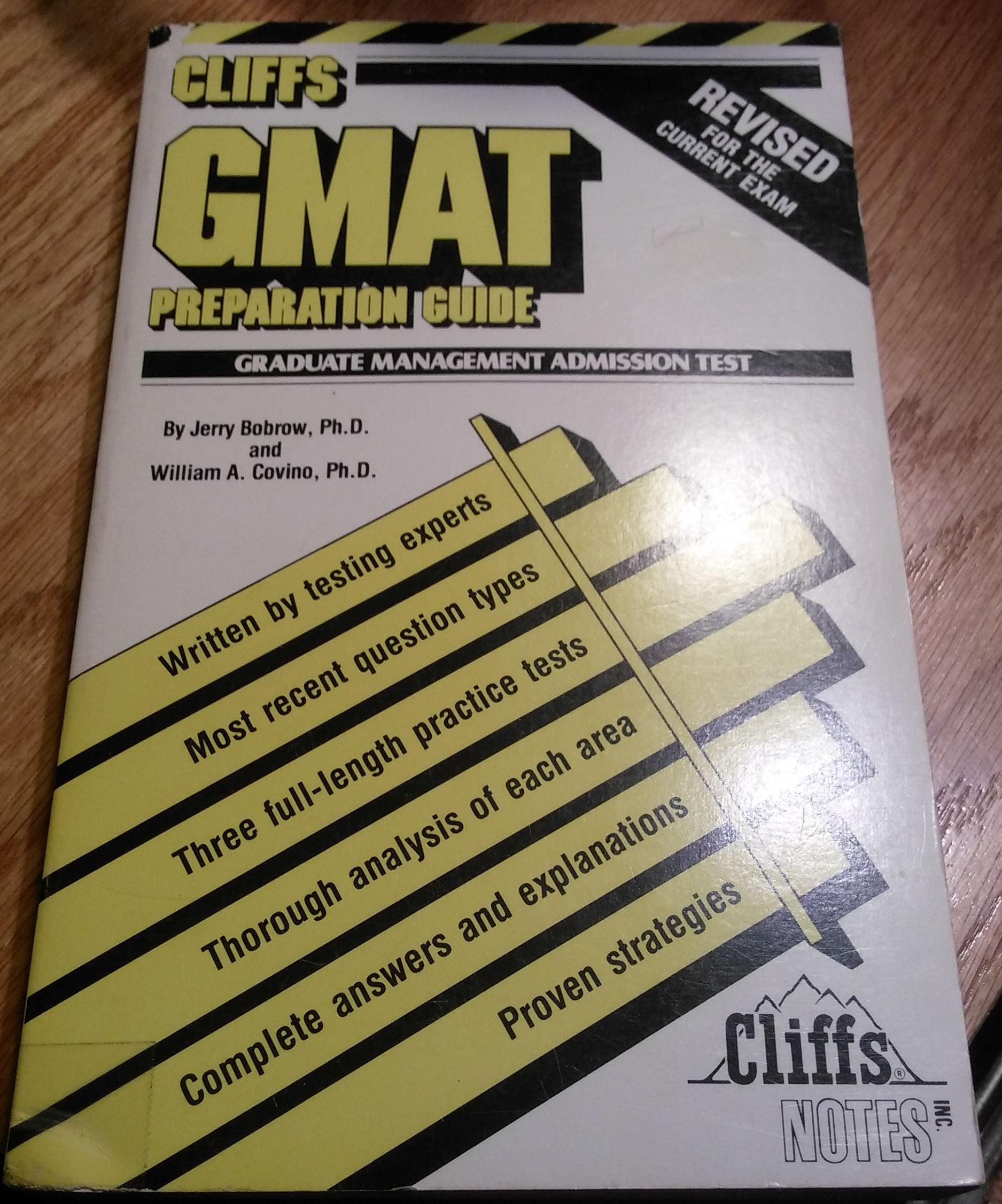 GMAT Preparation Guide: Admission Test (Cliffs Preparation Guides),Used