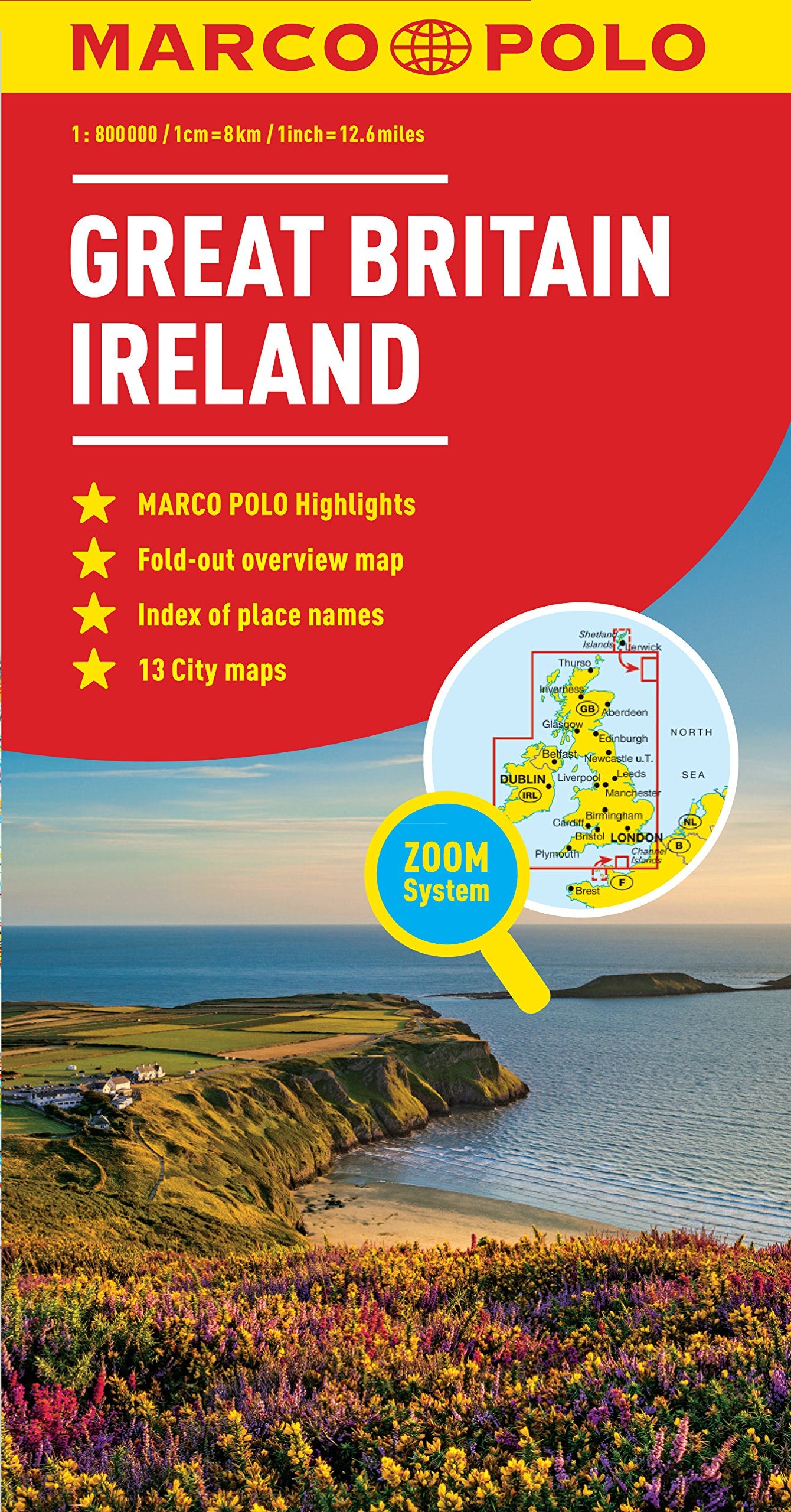 Great Britain / Ireland Marco Polo Map (Marco Polo Maps),Used