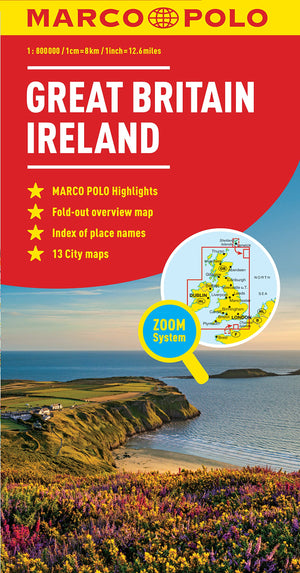 Great Britain / Ireland Marco Polo Map (Marco Polo Maps),Used