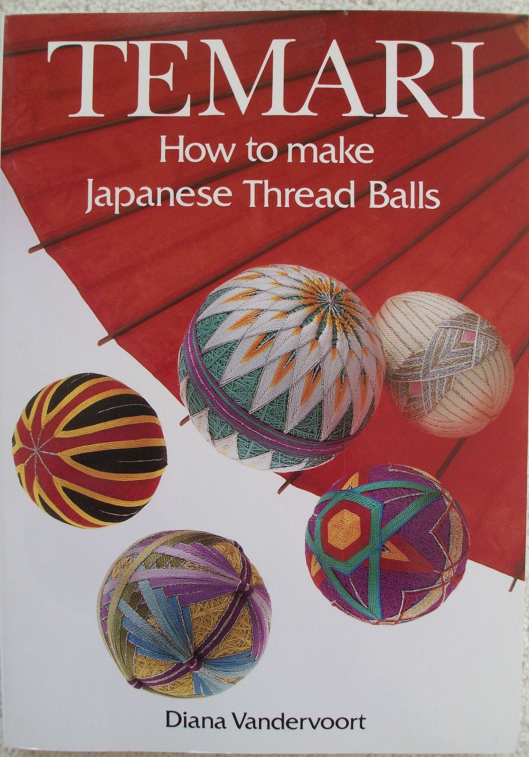 Temari: How To Make Japanese Thread Balls Book,Used