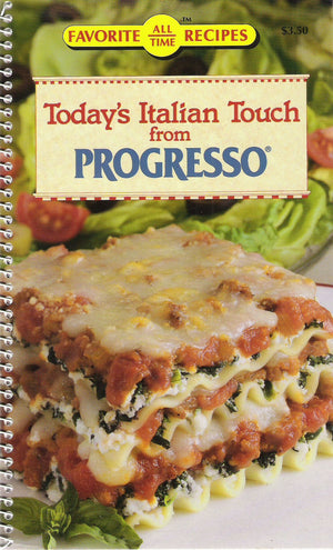 Today'S Italian Touch From Progresso (Favorite All Time Recipes),Used