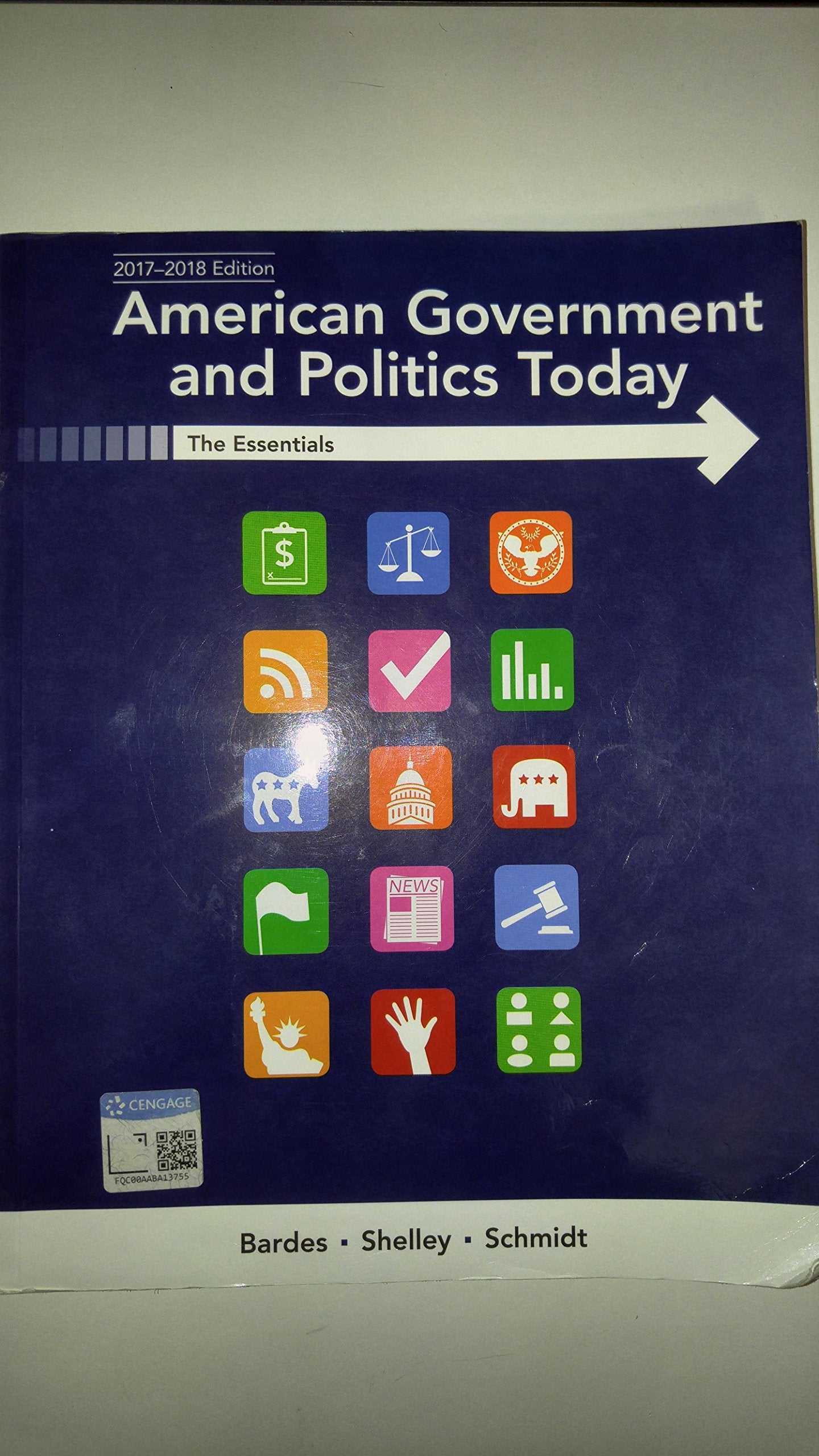 American Government and Politics Today: Essentials 20172018 Edition,Used