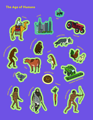 The Nature Timeline Stickerbook: From bacteria to humanity: the story of life on Earth in one epic timeline! (Timeline Stickerbo,Used