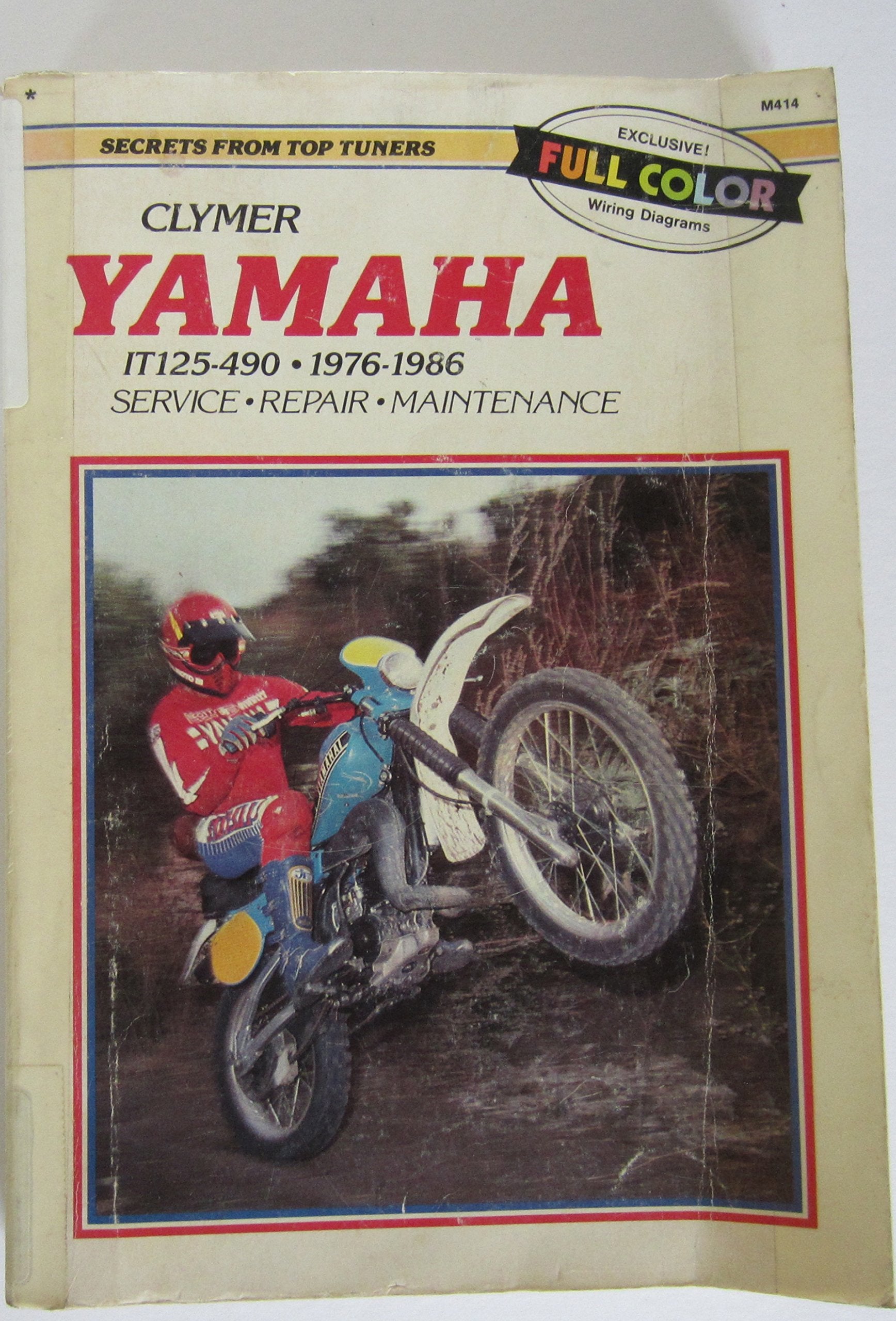 Yamaha It125490 Motorcycle (19761986) Service Repair Manual
