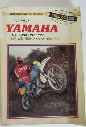 Yamaha It125490 Motorcycle (19761986) Service Repair Manual