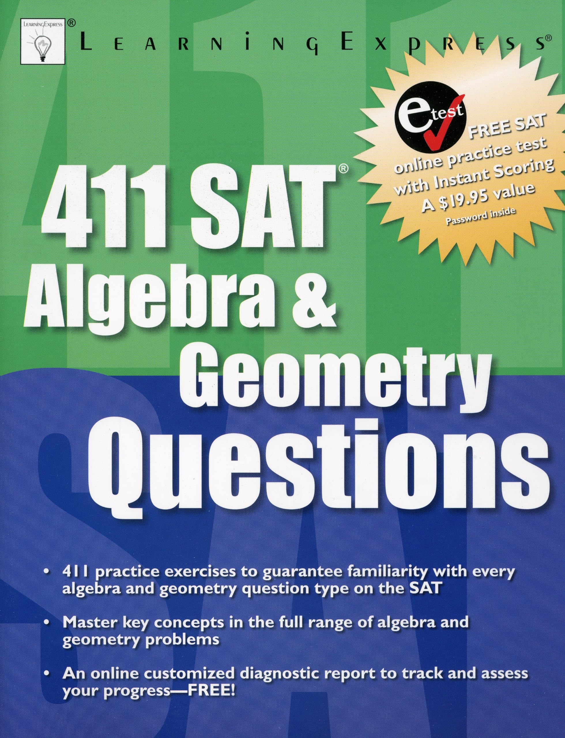 411 SAT Algebra & Geometry Quest,Used