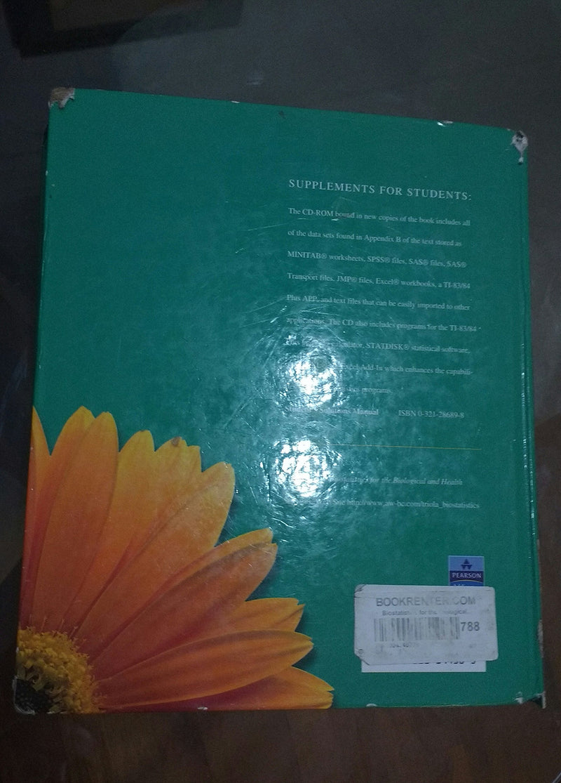 Biostatistics for the Biological and Health Sciences,Used