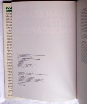 Zoltan Szabo Paints Landscapes: Advanced Techniques in Watercolor,Used