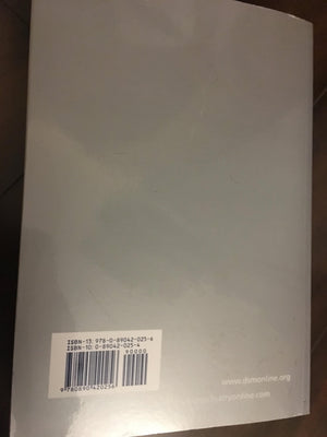 Diagnostic and Statistical Manual of Mental Disorders, 4th Edition, Text Revision (DSMIVTR),Used