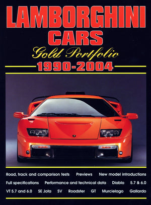 Lamborghini Cars 19902004 Gold Portfolio,Used