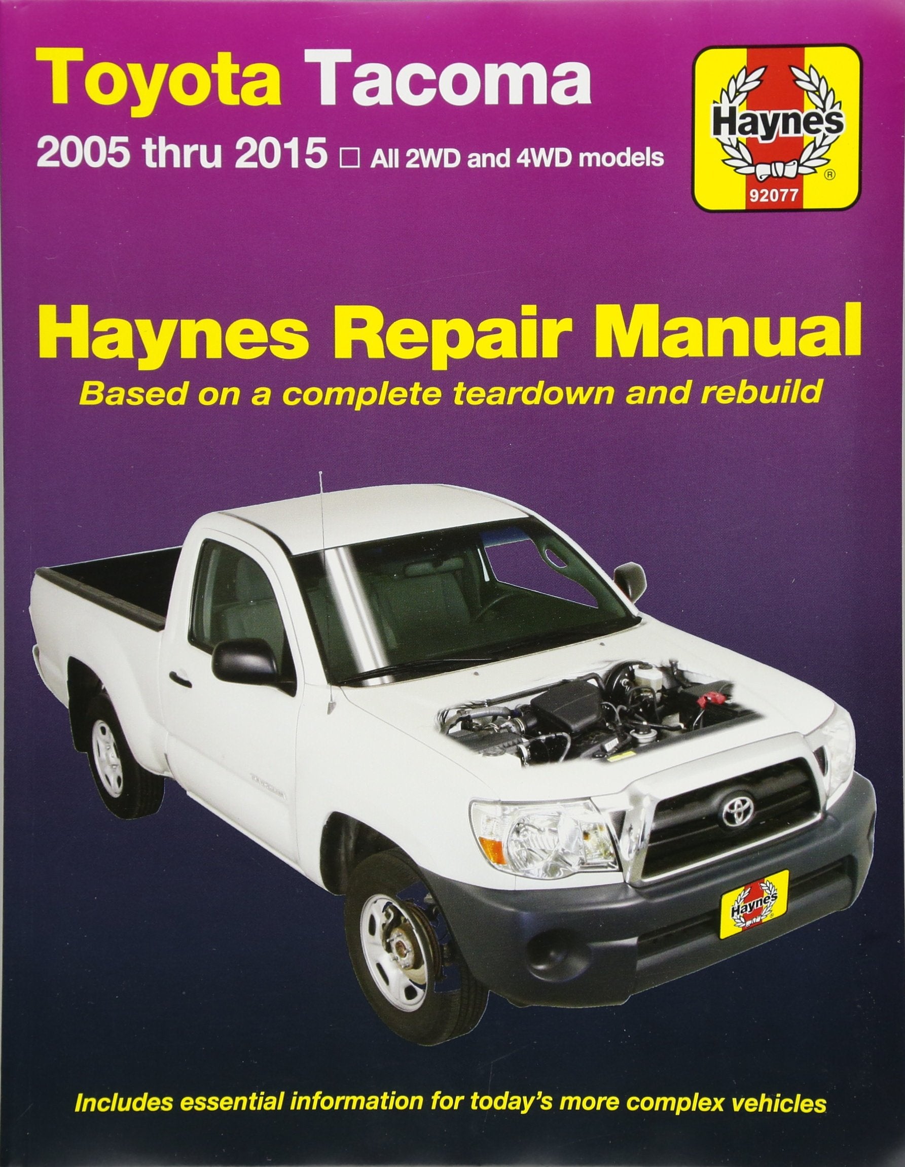 Toyota Tacoma: 2005 thru 2015 All 2WD and 4WD models (Haynes Repair Manual),Used