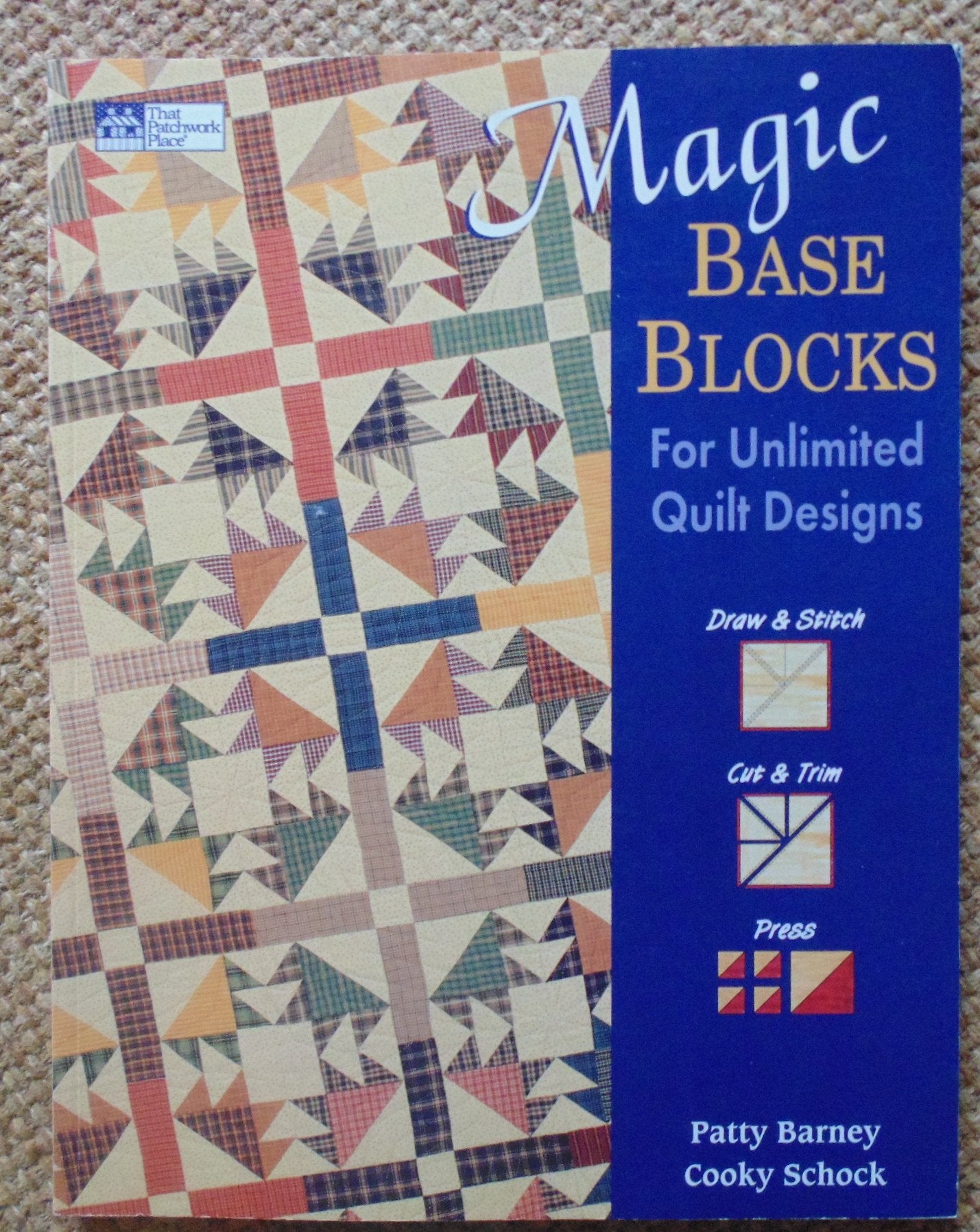 Magic Base Blocks for Unlimited Quilt Designs,Used