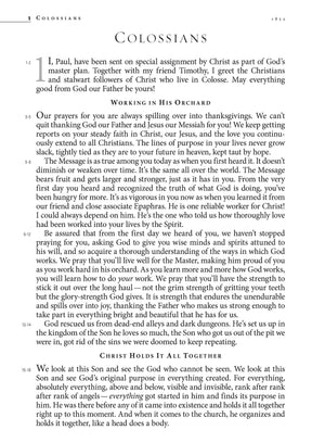 The Message Large Print (Hardcover): The Bible in Contemporary Language,Used