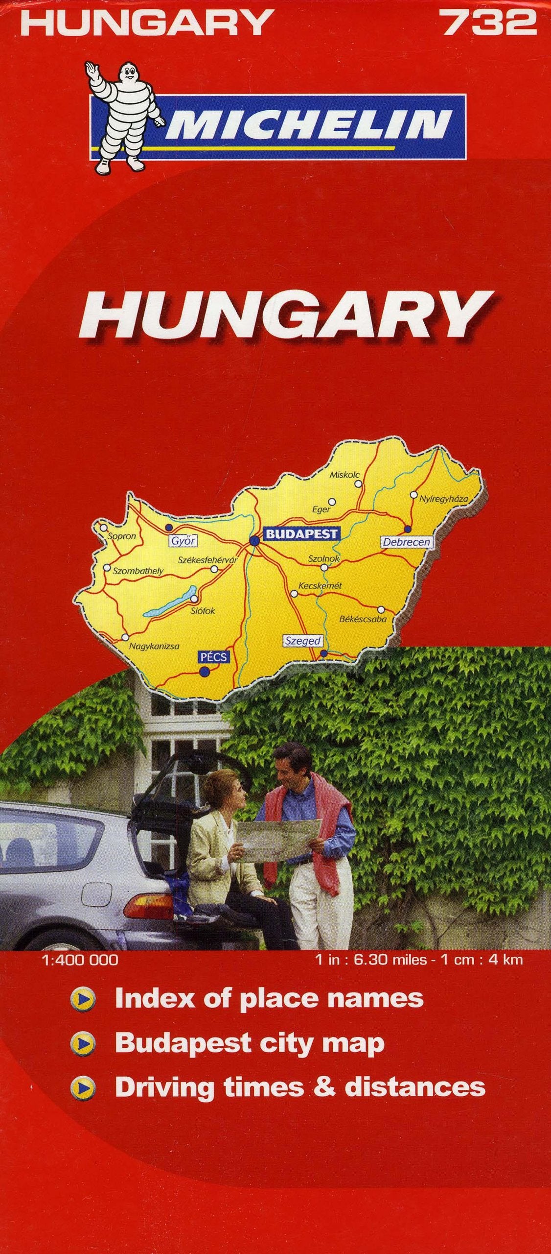 Michelin Map Hungary 732 (Maps/Country (Michelin)),Used