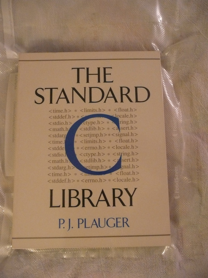 Standard C Library, The,Used