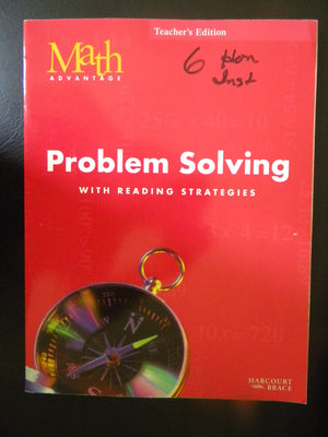 Math Advantage Problem Solving with Reading Strategies Teacher's Edition,Used