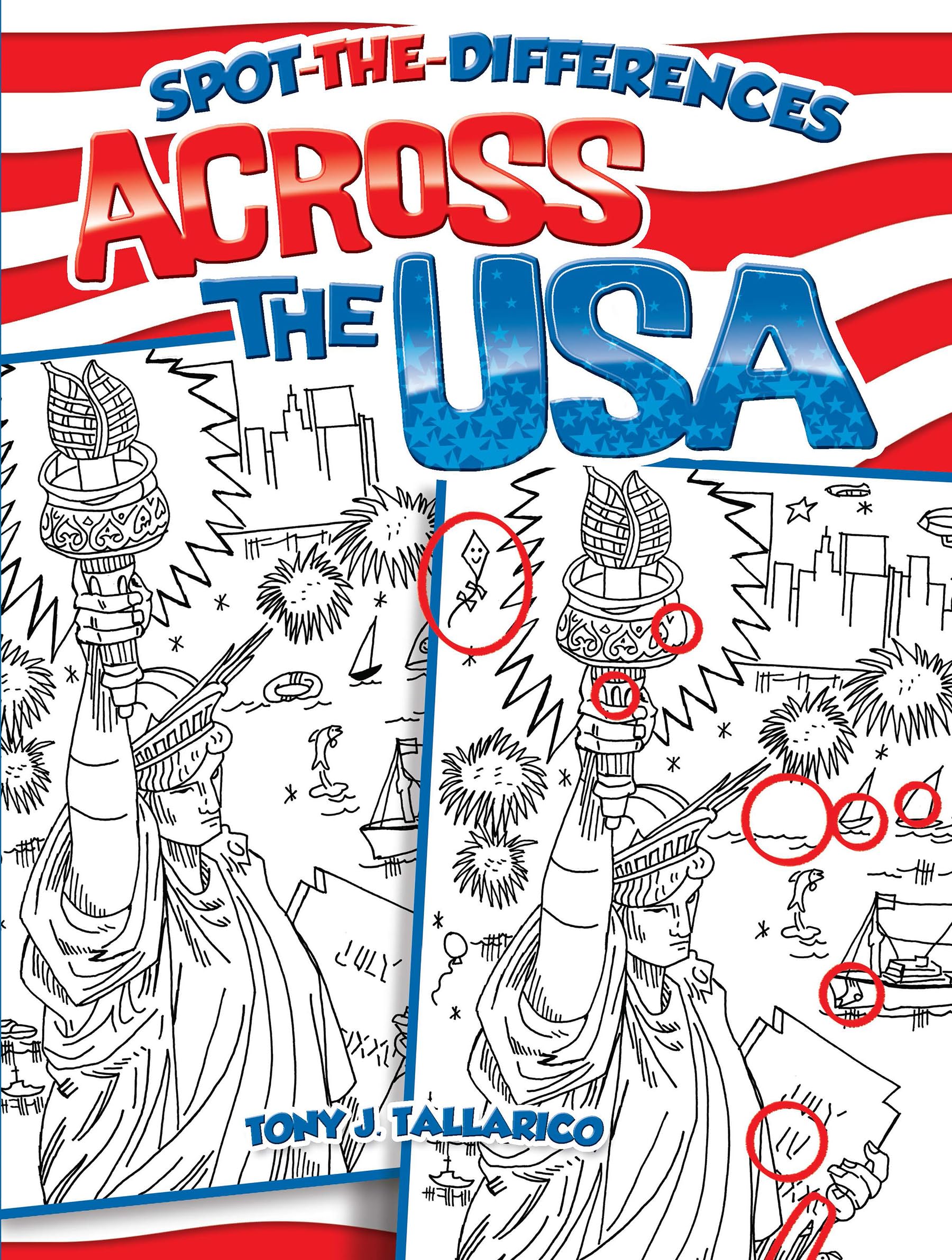SpottheDifferences Across the USA (Dover Kids Activity Books: U.S.A.),Used