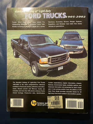 Standard Catalog Of Lightduty Ford Trucks 19052002,Used
