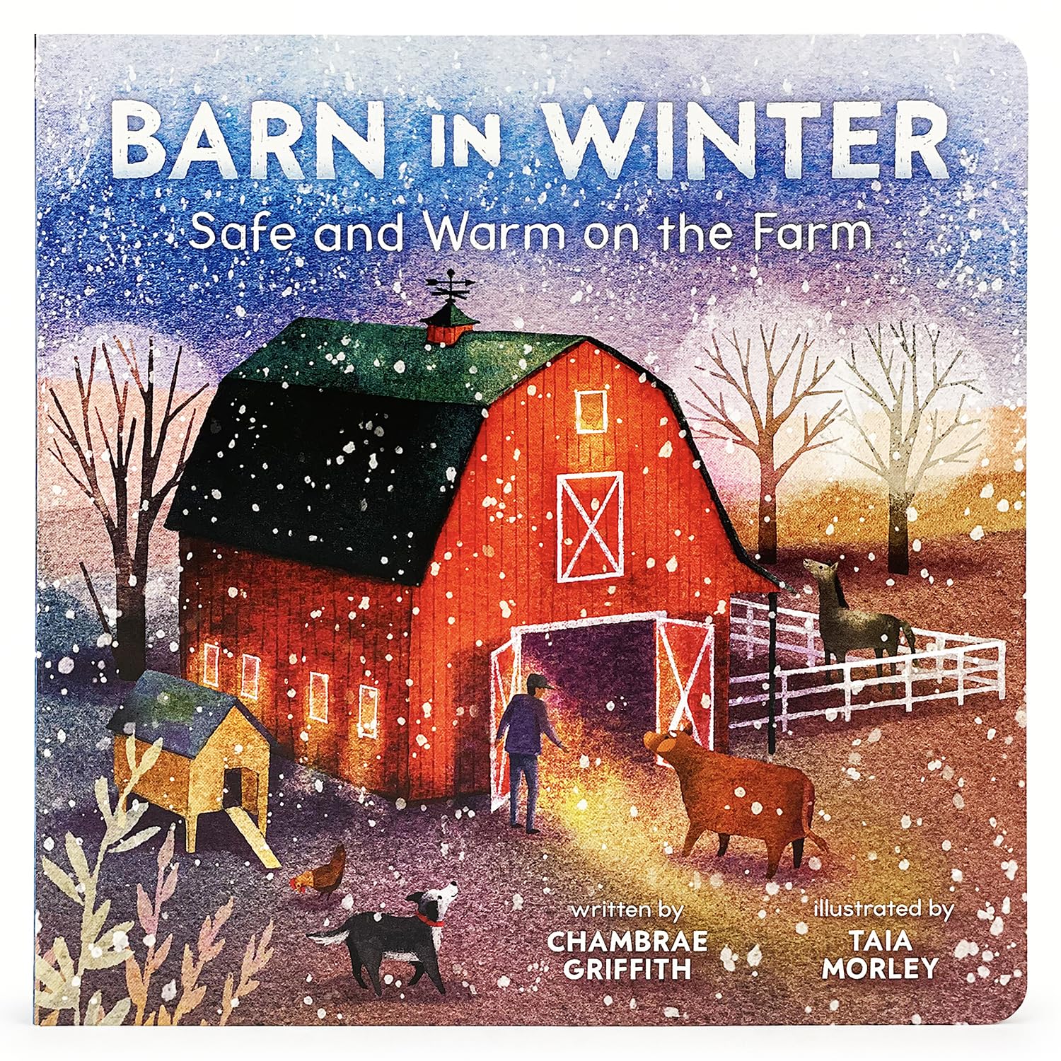 Barn In Winter: Safe And Warm On The Farm  A Beautiful Story Of Togetherness, Safety And Love (Barn Seasonal Series),New
