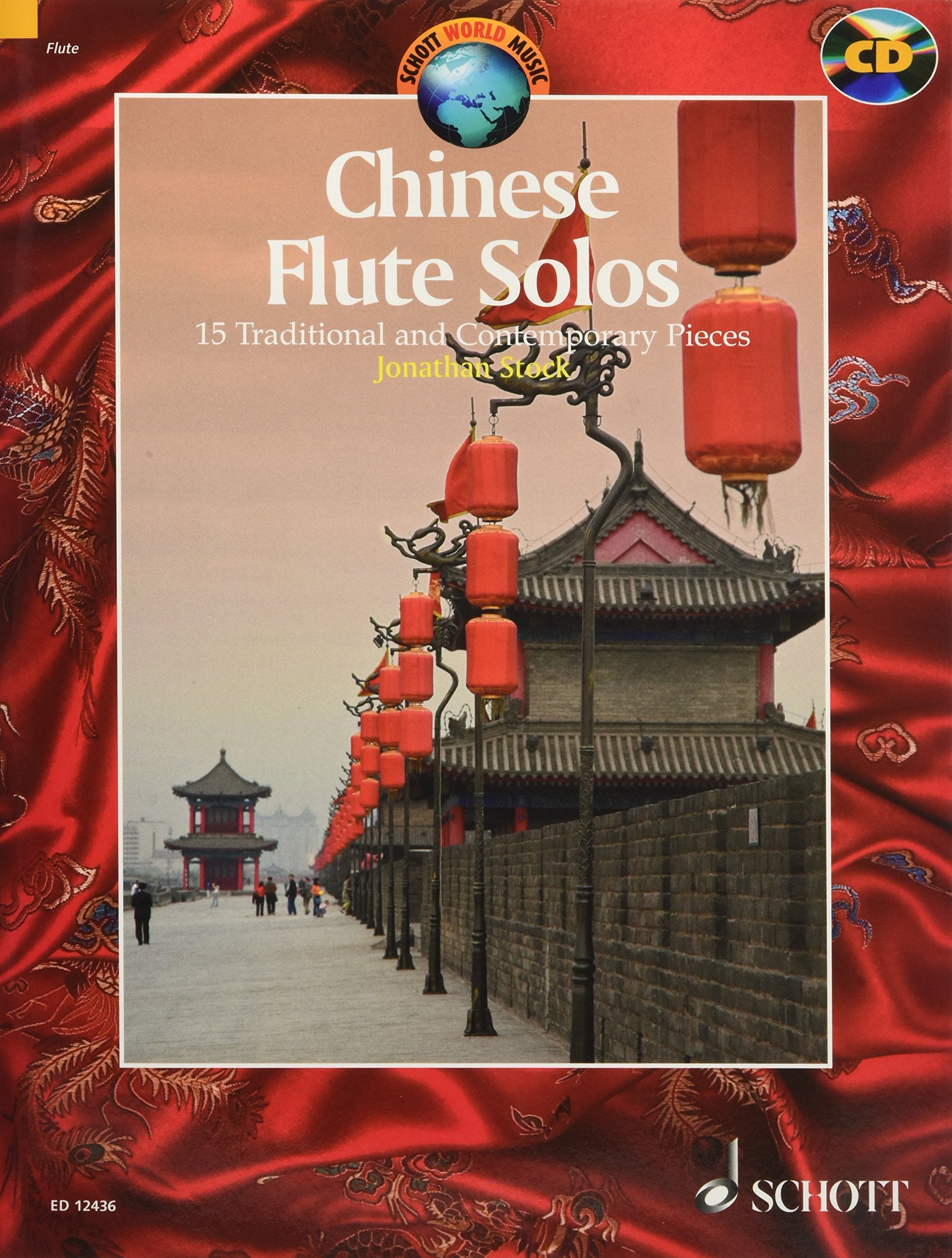 Chinese Flute Solos: 15 Traditional and Contemporary Pieces With a CD of Performances,Used