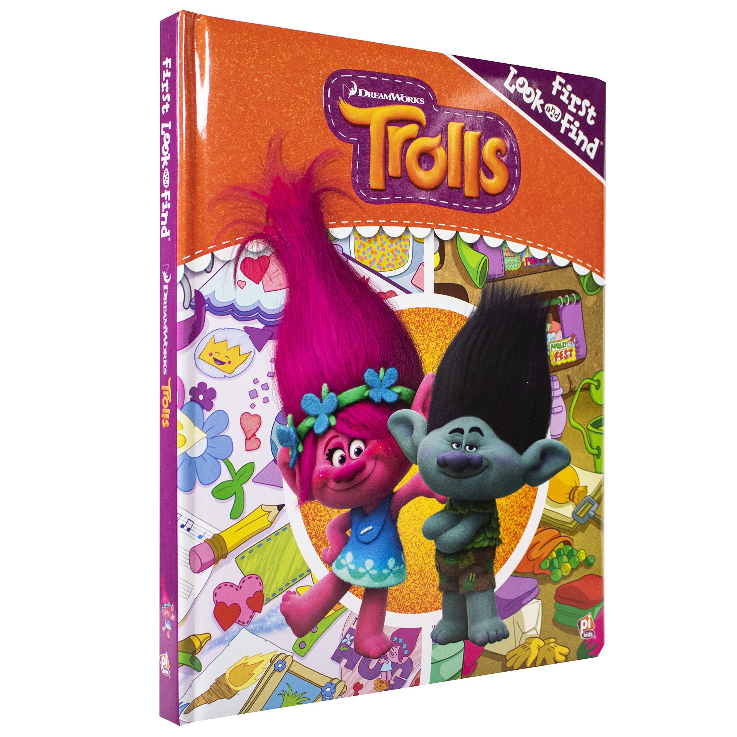DreamWorks Trolls  First Look and Find Activity Book  PI Kids,Used