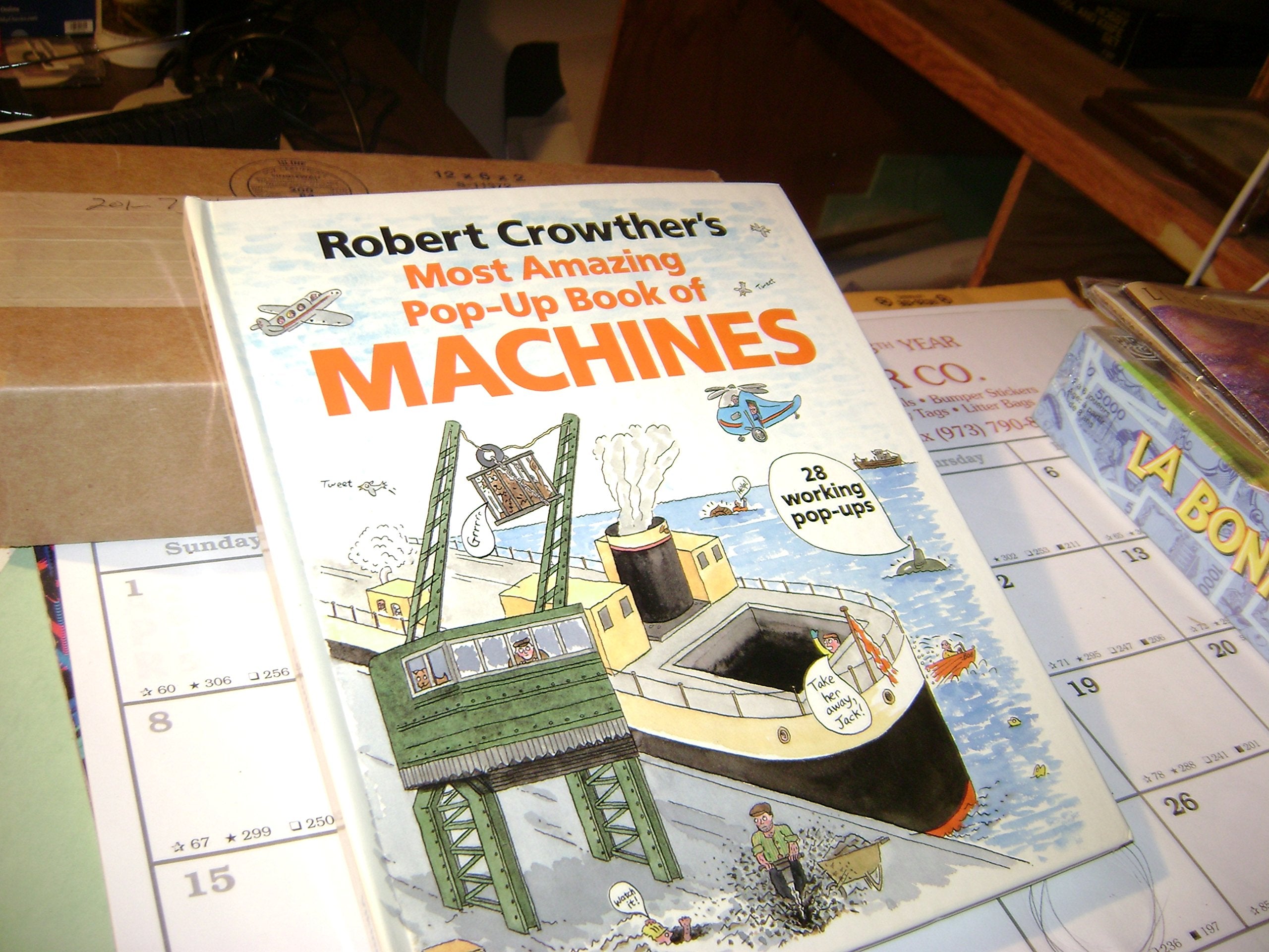 Robert Crowther's Most Amazing Popup Book of Machines,Used