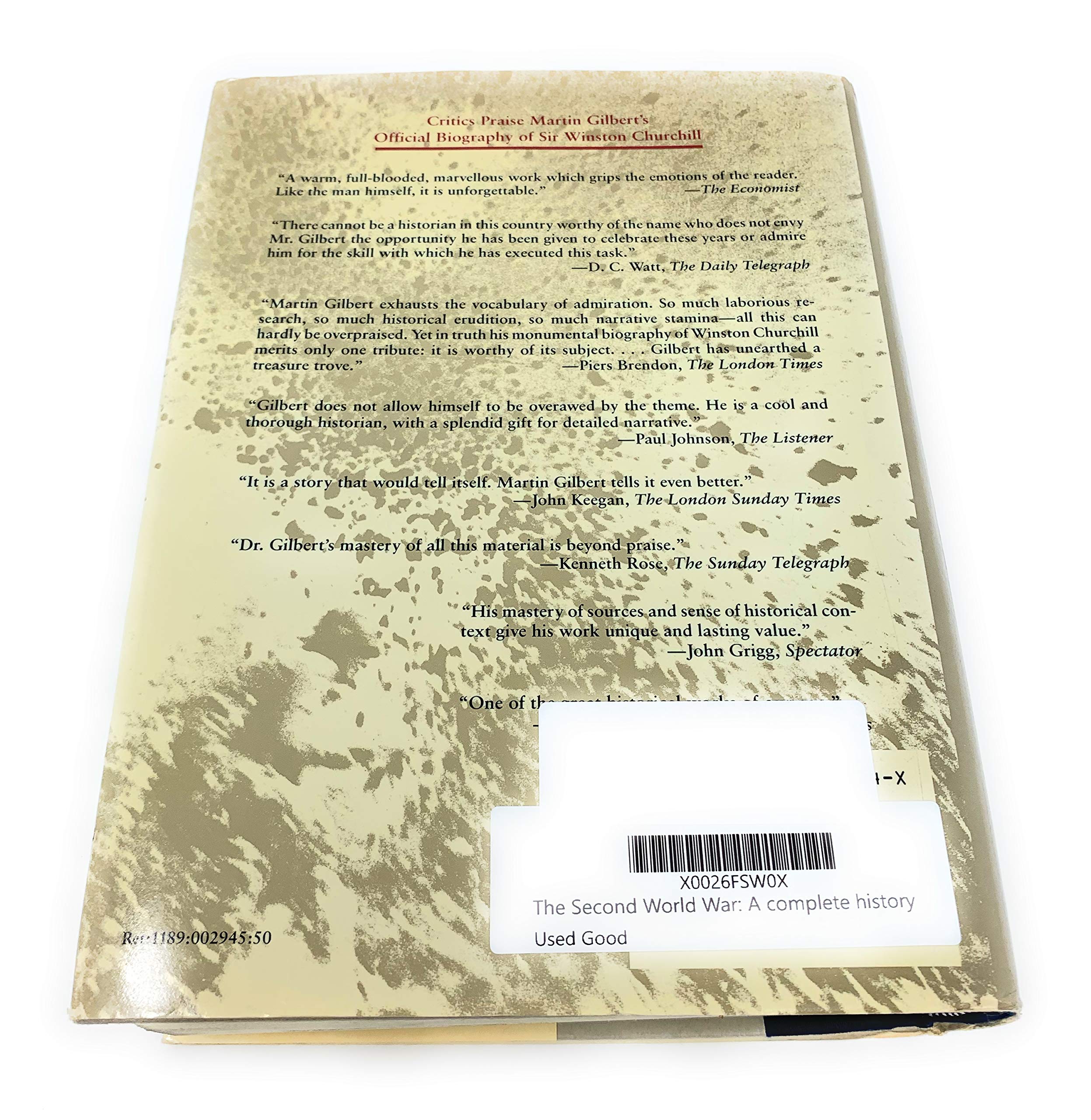 The Second World War: A Complete History-used