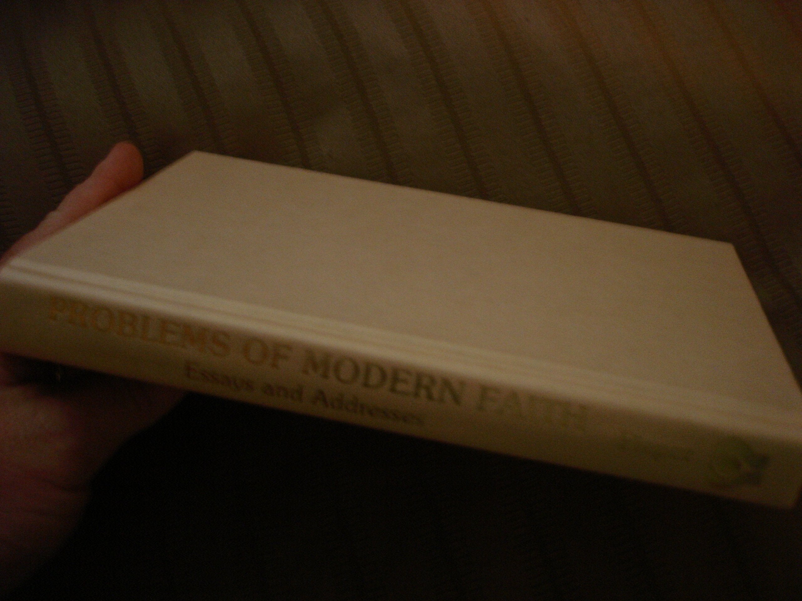 Problems of Modern Faith: Essays and Addresses (English and German Edition),Used