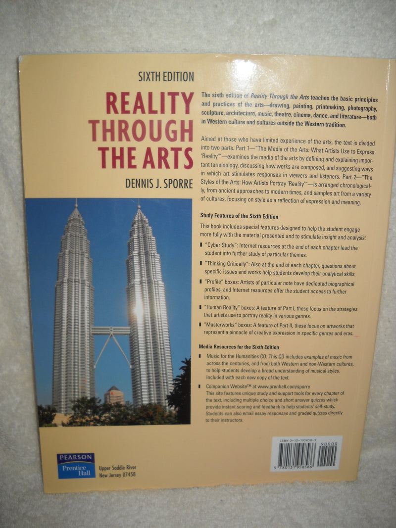 Reality Through The Arts (6Th Edition),Used